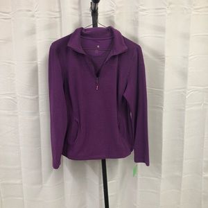 Purple Half Zip Pullover
